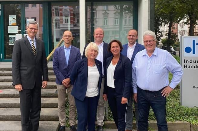 Antrittsbesuch Der FDP-Kreistagsfraktion Bei Der IHK Bonn/Rhein-Sieg